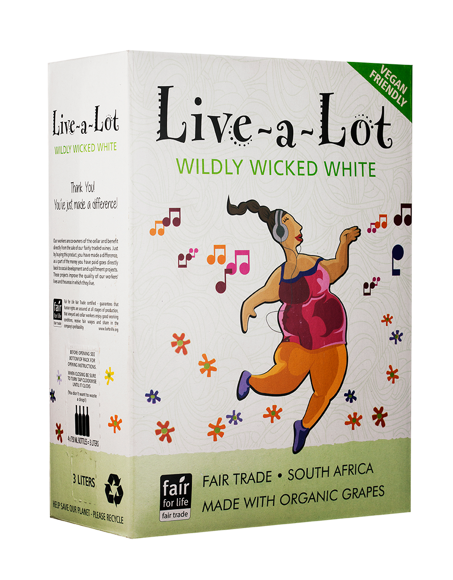 Live A Lot - Wine - Wildly Wicked White Bag-In-Box 3 LT