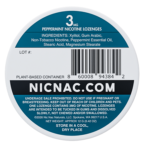Nic Nac- Peppermint/3mg