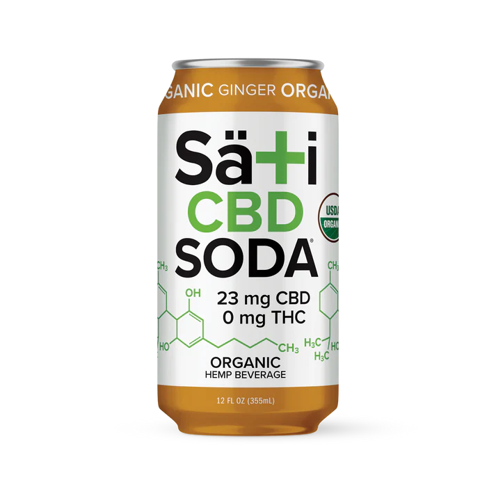 Sati Soda CBD - Chill Ginger Organic Functional Beverage