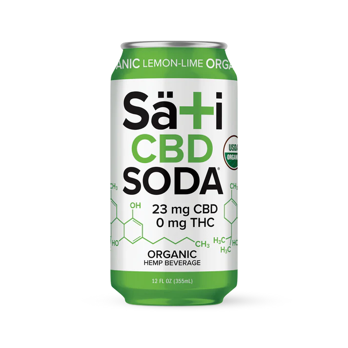 Sati Soda CBD - Clarity Lemon-Lime Organic Functional Beverage